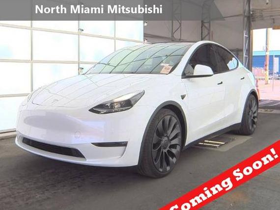 TESLA MODEL Y 2021 5YJYGDEF3MF209615 image